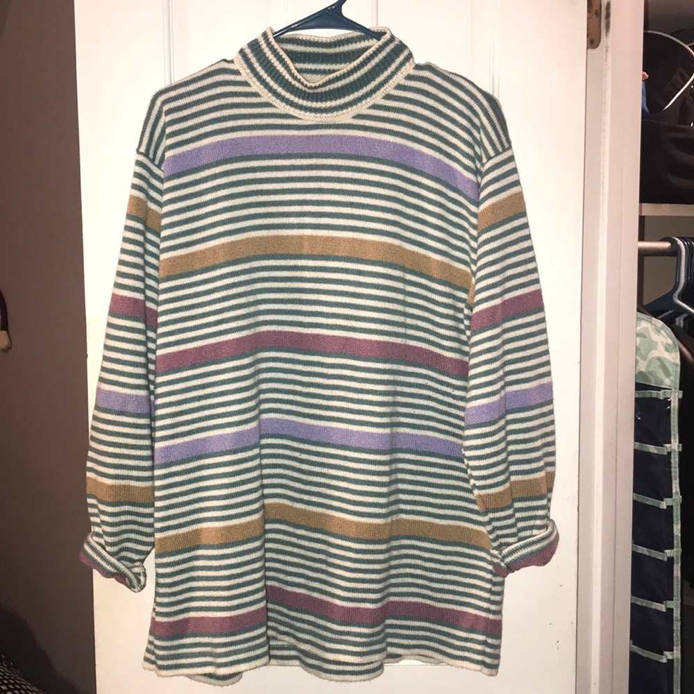 Vintage mock neck sweater/tunic